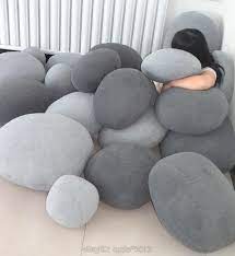 Achieve the sleep of your dreams with dentons pillows. 6pcs Living Pebble Stone Pillows Pillowcase Rock Bean Bag Cushion Covers Ebay