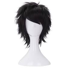 Maybe you would like to learn more about one of these? Amazon Com Morvally Short Messy Black Heat Resistant Synthetic Hair Wigs For Cosplay Halloween Anime Beauty