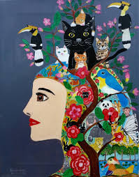 ➡️ เชิญบิทแรกค่ะ ขออนุญาตเปิดประมูลภาพวาด "It becomes what it becomes" ~  Size 100×100 cm. ~ Acrylic