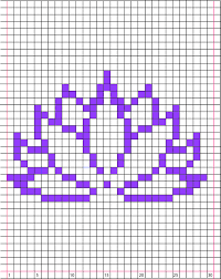 Lotus Chart Pattern Cross Stitch Patterns Cross Stitch Patterns Free Pixel Art Pattern