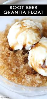 Root Beer Float Granita Belly Full