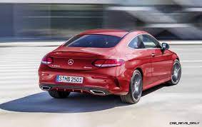 My tester rocks a slightly sportier appearance, thanks to the $2,000 amg line package. 2017 Mercedes Benz C300 Coupe Revealed Arrives Stateside In March 2016 With High Fashion Style Car Revs Daily Com