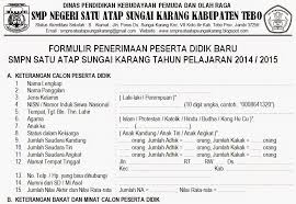 Check spelling or type a new query. Download Contoh Formulir Penerimaan Siswa Baru Psb Penerimaan Peserta Didik Baru Ppdb Sd Smp Tahun Pelajaran 2014 2015 Salam Edukasi