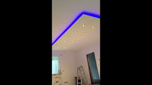 30 ideen mit led licht, spots usw. Abgehangte Decke Indirkte Beleuchtung Led Halogen Spots Youtube