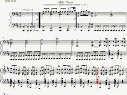 как здорово что все мы здесь сегодня собрались ноты Skachat Noty Dlya Fortepiano Morrowind Main Theme