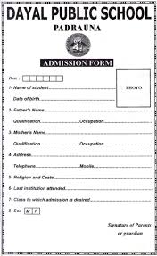 Admission Form School Termination Employee Letter Doc13772247 Dps School Mughals School Admission Form School Admissions Admissions