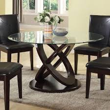 Gable Dining Table In 2020 With Images Glass Round Dining Table Glass Top Dining Table Espresso Dining Tables