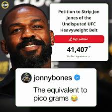 Petition to strip UFC heavyweight title surpasses 170,000 signatures