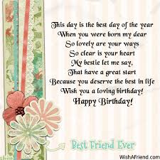 I'm your friend, and it has been one impactful thing in my life right now. This Day Is The Best Day Best Friend Birthday Wish