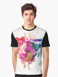 Abstract Blur Graphic T Shirt By Willow Days Ralph Steadman Graphic Tshirt Abstract