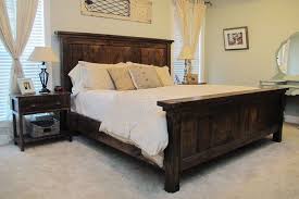Diy Pottery Barn Farmhouse Bed Diystinctlymade Com This Is Exactly What I Want My Master Bedroom To Look Like Rustic Master Bedroom Home Home Bedroom