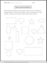 Basic Shapes Worksheets Free Shapes Coloring Pages Basic