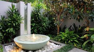 Terraza diseno de patio fuentes de agua interiores decoracion de patio exterior. Descubre Los Beneficios De Las Fuentes De Agua En El Jardin Top Inmobiliario