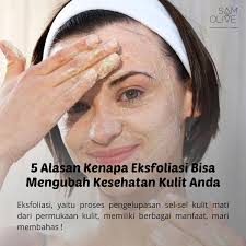 Kulit yang sehat dimulai dengan eksfoliasi yang tepat!✨ Mengangkat sel  kulit mati, memberikan kilau alami, dan membantu penyerapan produk  perawatan yang lebih maksimal. Jadikan eksfoliasi sebagai bagian dari  rutinitas kecantikanmu untuk hasil