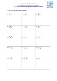 Latihan tahun 1 hingga 5. Latihan Matematik Tahun 6 Kelas Matematik Cikgu Kj Facebook