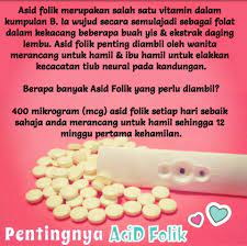 Asam folat merupakan vitamin b9 yang tergolong dalam vitamin neurotropik, yaitu vitamin yang bermanfaat bagi otot. Klinik Avicenna Pentingnya Asid Folik Untuk Kesuburan Facebook