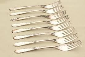 Coronation 6 teaspoons deco oneida community vintage silverplate 1936 flatware silverware set 6 silver plate tea spoons polished table ready. Spring Flower Wm Rogers International Silver Plate Flatware Estate Lot Vintage Silverware