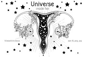 universe inside her art feminine art spiritual art