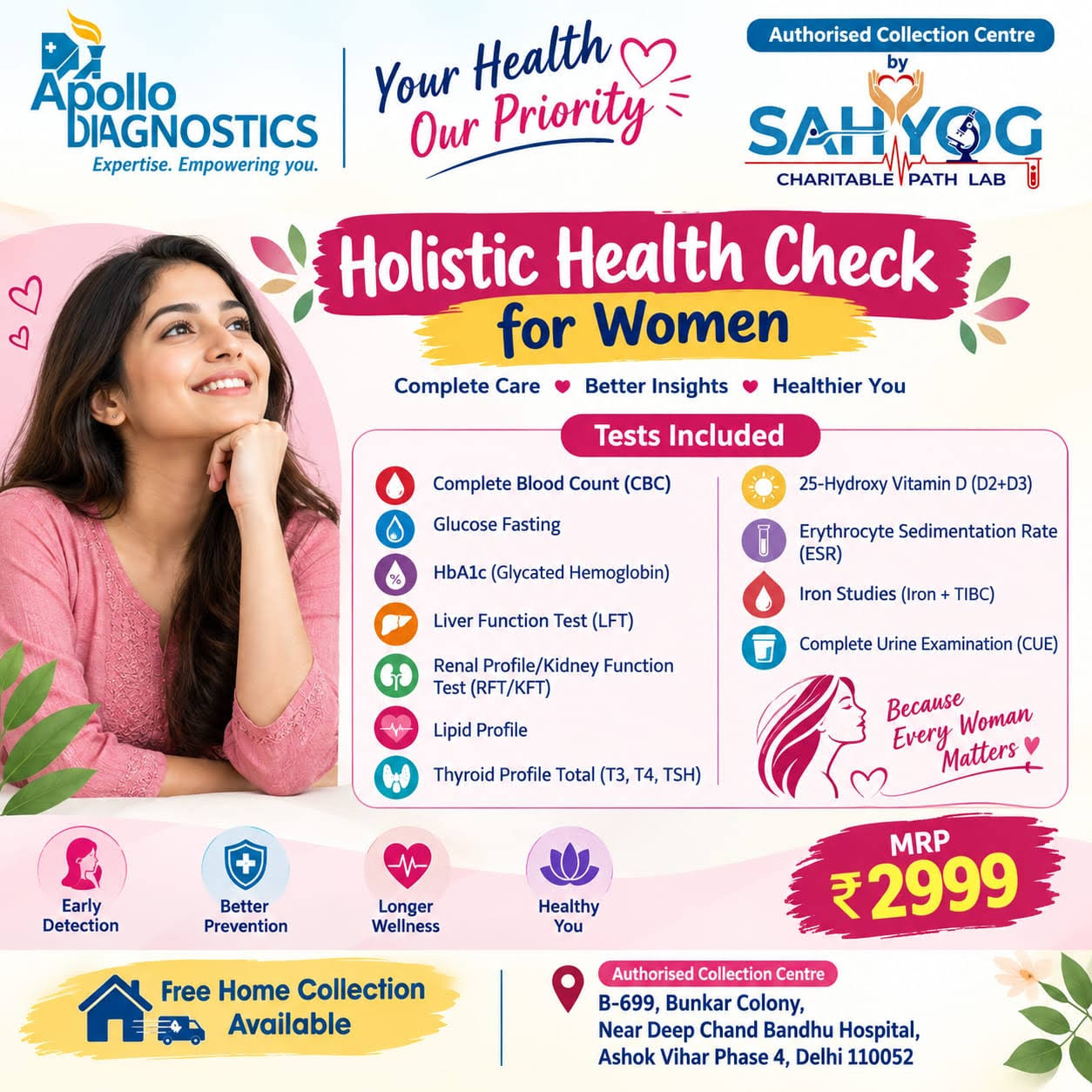HOLISTIC HEALTH CHECK FOR WOMEN product image