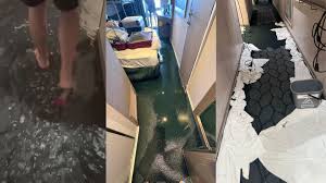 Inundação dentro de cruzeiro em alto-mar invade cabines de navio e assusta passageiros: 'Momento de terror'; VÍDEO