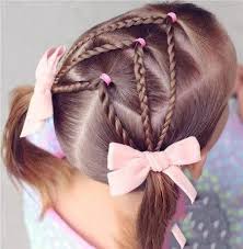 Braided Hairstyle Children Kids For School Little Girls Children S Hairstyles For Long Hair Girls Hairdos Girl Hair Dos Little Girl Hairstyles