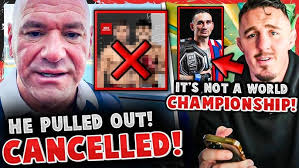 UFC MAIN CARD FIGHT CANCELLED! Tom Aspinall DOESN'T LIKE BMF BELT!? Max  Holloway FRUSTRATED!