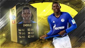 Breel embolo, 24, uit zwitserland borussia mönchengladbach, sinds 2019 centrumspits marktwaarde: Fifa 18 If Embolo Review 81 Breel Embolo Player Review Fifa 18 Ultimate Team Youtube