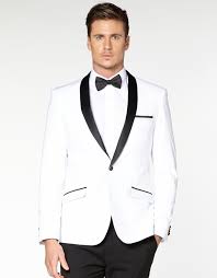 Wedding Tuxedos Mens White Tuxedo Dinner Jacket Suit Shawl