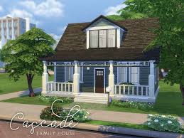 A New Cute Family Home For Your Sims It Comes With 3 Bedrooms And 2 Bathrooms This House Uses The Parenthood P Sims House Sims House Design Sims House Plans
