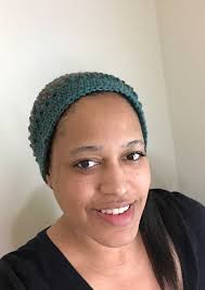 Dusty Hunter Green and Bronze Tweed Crochet Beanie Skullcap for Man or  Unisex