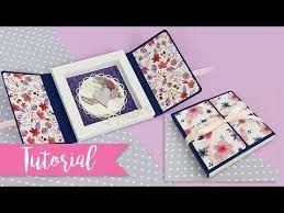 I used 12″ x 12″ white and pastel paper for the two shadow boxes in this tutorial. Shadow Box Card Diy Tutorial Youtube