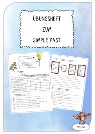 Ubungsheft Zum Thema Simple Past Unterrichtsmaterial Im Fach Englisch In 2020 Unterrichtsmaterial Englischunterricht Ubungsheft