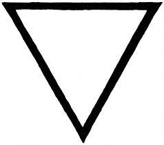 Downward Facing Triangle Is Lunar The Feminine Principle The Matrix The Waters Cool The Natural World The Body Goddess Tattoo Symbols Triangle Tattoos