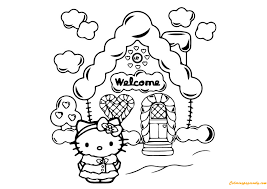 You are welcome to use them in your own personal classroom, with your scout troop, your own therapy clients, etc. Welcome To House Of Hello Kitty Coloring Page