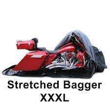 Xxxl Stretched Bagger Totally Enclosed Motorcycle Cover Custom Baggers Bagger Motorcycle Cover
