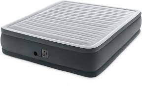 Clean with soap and water using a gentle clean cloth when necessary. Amazon Com Intex 18 Inch Inflatable Fiber Tech Elevated Premium Plush Airbed Mattress With Built In Pump King Home Kitchen
