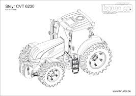 Ausmalbilder Traktor Steyr Ausmalbilder Traktor Steyr