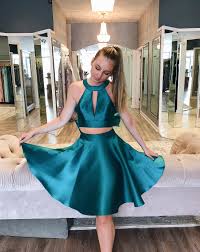 To Die For 2 Piece Faviana Teal Satin Cocktail Dress Green Dress Satin Cocktail Dress Dresses