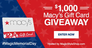 Macy S Memorial Day 2017 Giveaway Macys Gifts Sweepstakes Memorial Day