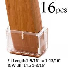 Limbridge Chair Leg Wood Floor Protectors Chair Feet Glides Furniture Carpet Saver Silicone Caps With Felt Pads 9 Fi Chair Legs Cardboard Chair Wood Floors
