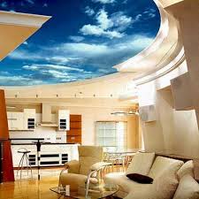 Evinizi Simartacak 50 Gergi Tavan Modelleri Evde Mimar In 2020 Ceiling Design Ceiling Design Modern False Ceiling Living Room
