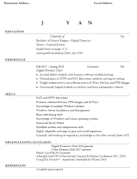computer forensics b.s applying to