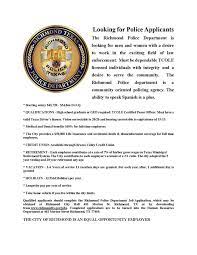 Check spelling or type a new query. Are You Interested In Becoming A Police Officer Or Do You Know Someone Who Has A Desire To Become A Police Officer News City Of Richmond