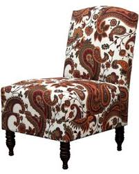 Uncover Savings For Living Room Furniture Paisley Upholstery Chair Armless Chair