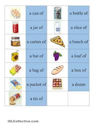 Containers Dominoes English Worksheets For Kids Teaching English English Printables