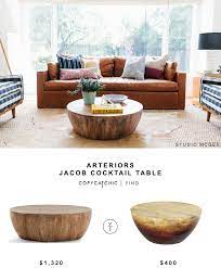 Arteriors Jacob Cocktail Table For 1320 Vs Pier 1 Avani Coffee Table For 400 Coffee Table Round Wood Coffee Table Home Coffee Tables West fork bailey coffee table. coffee table round wood coffee table