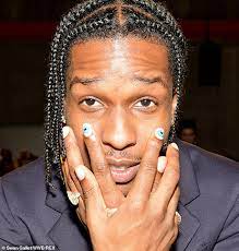 Rocky has been pictured on instagram sporting various kinds of nail art. Rapper Asap Rocky Shows Off Fun Manicures As He Urges More Men To Embrace Nail Art Daily Mail Online