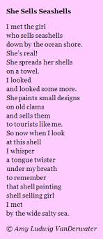 Most alliteration poems ever written. The Poem Farm She Sells Seashells Borrowing Lines Poetry Books For Kids Kids Poems Alliteration Poems