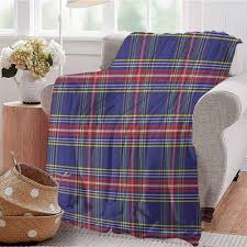 See more ideas about scottish country cottages, scotland, visit scotland. Fenlin Plaid Luxury Special Grade Blanket Old Fashioned Scottish Tartan Country Style With Geometric Look Abstract Arrangement Multi Purpose Use For Sofas Etc W70 X L84 Inch Multicolor Buy Online In Grenada At