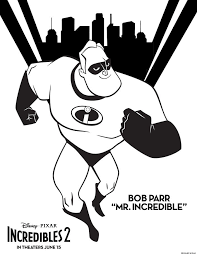 Incredibles 2 Coloring Pages Recipes And Printable Activities Printables Coloringpage Cartoon Coloring Pages The Incredibles Free Printable Coloring Sheets